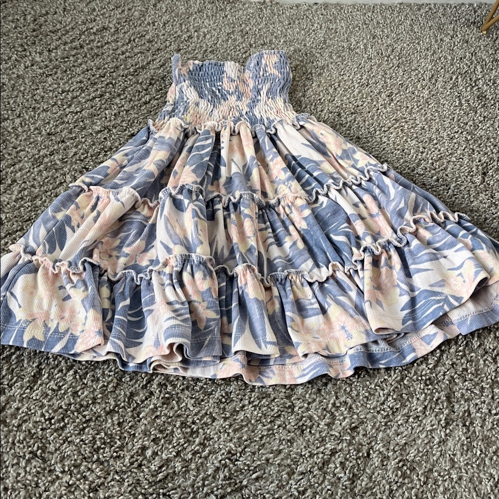 Floral Strapless Top